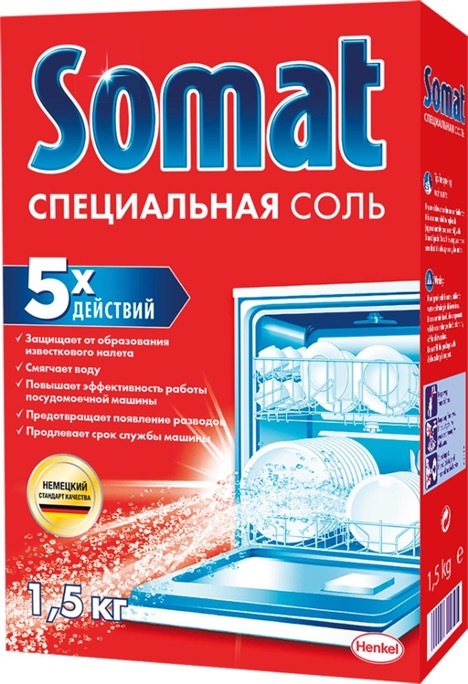 Sådan hælder du salt i opvaskemaskinen: hvorfor er det nødvendigt, og hvor meget skal du hælde - Setafi