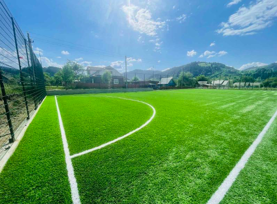 Heated football field with artificial turf: how it’s made – Setafi