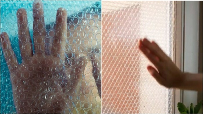 Air bubble wrap for heat protection: how to use