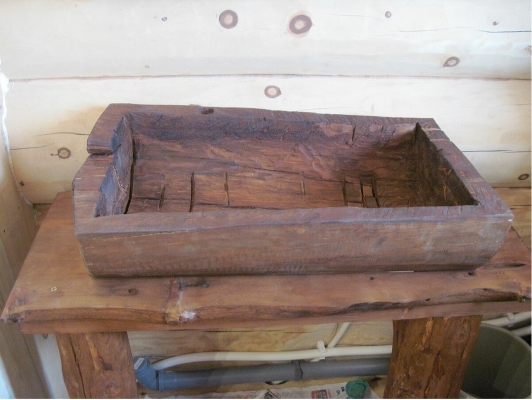 DIY sink made of epoxy resin and wood: how to make – Setafi