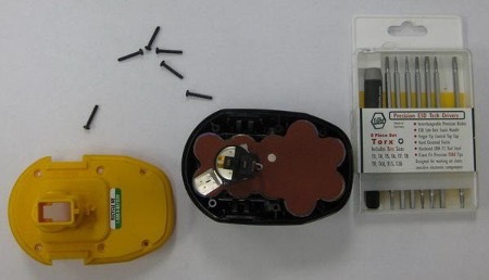 Lödbatterier för en skruvmejsel: vi gör det noggrant och med våra egna händer - Setafi