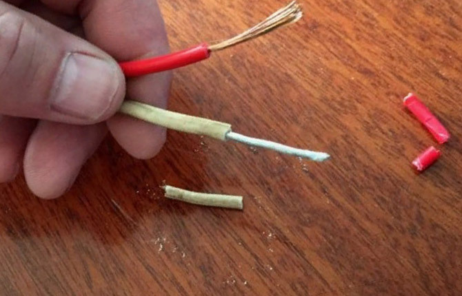 How to connect aluminum and copper wire