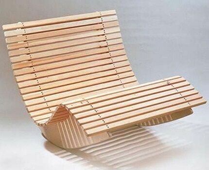 Originalus supamosios kėdės modelis