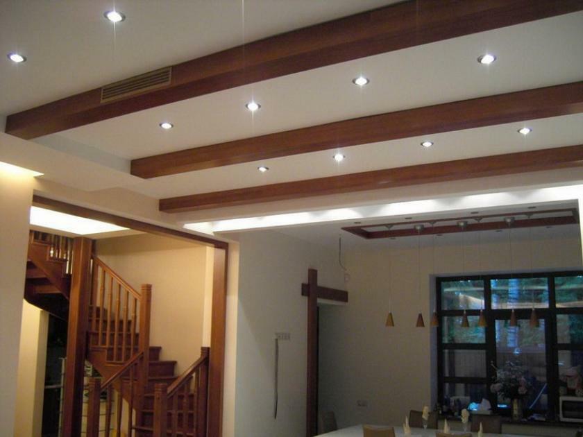 Stretch ceiling luminaires