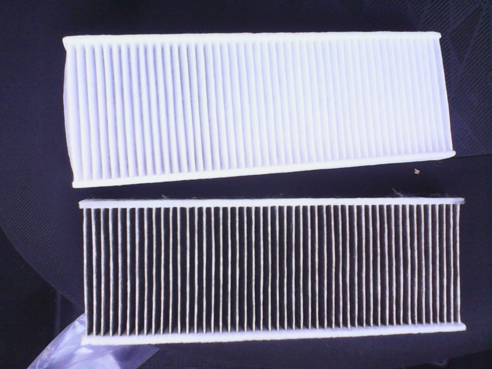 Filter before and after use