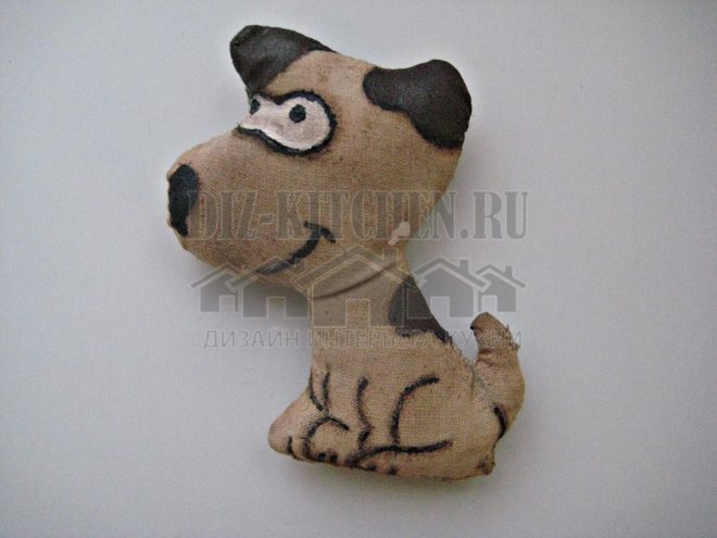 Magnet coffee toy " Cheerful dog"