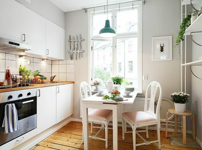 Väikese köögi interjöör: fotod, parimad ideed, näpunäited