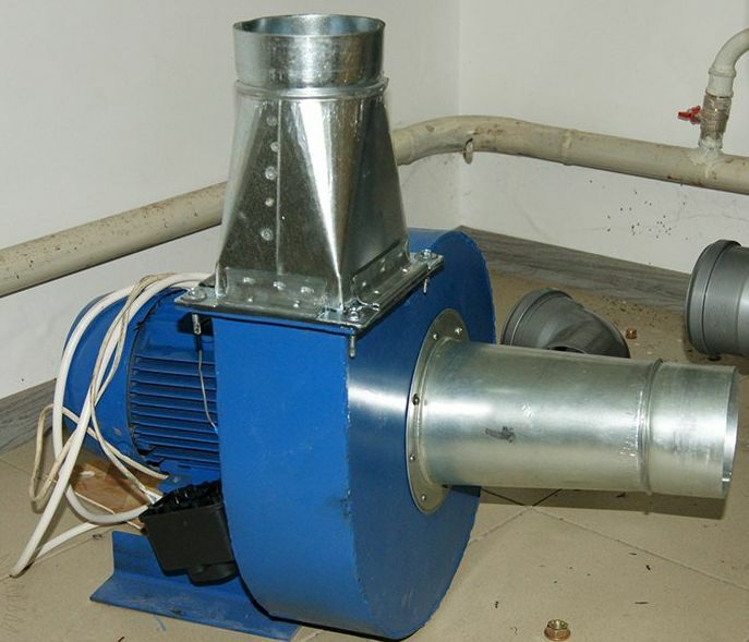 Odstredivý ventilátor