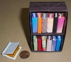 instructions for creating an origami cabinet