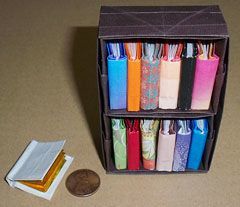 instrucciones para crear un gabinete de origami