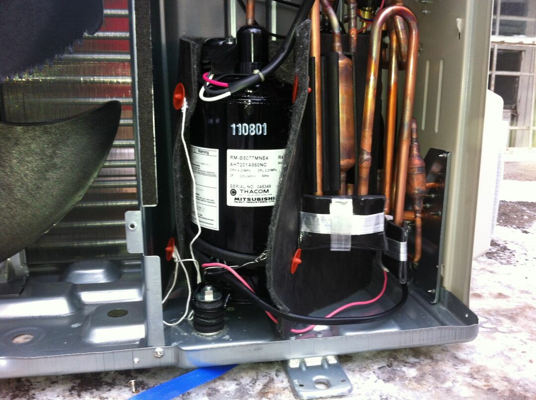Installing a winter kit for air conditioning