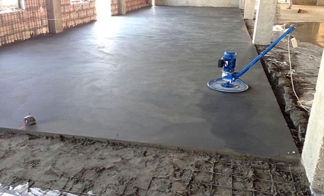 How long does a semi-dry screed dry