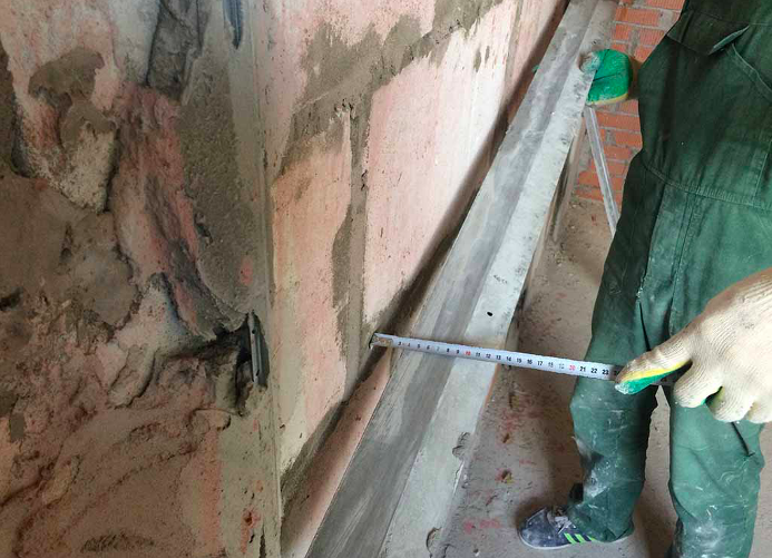 layer of plaster