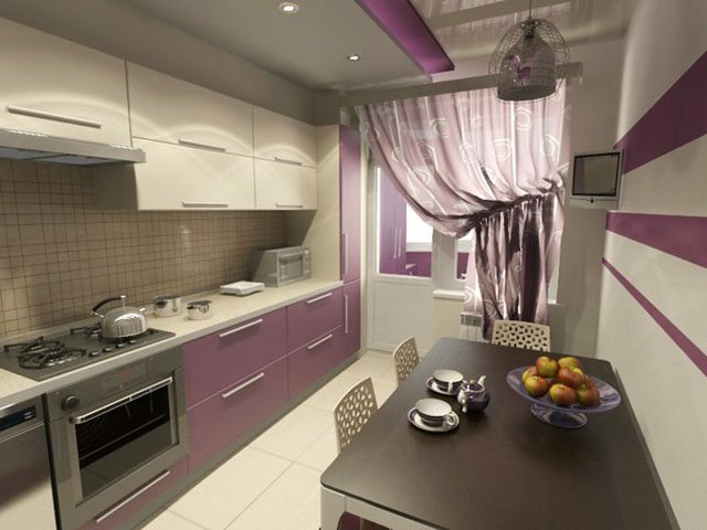 lilac kitchen