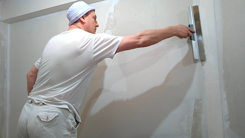 Do-it-yourself plasterboard plastering under wallpaper: how to repair, how to process - Setafi