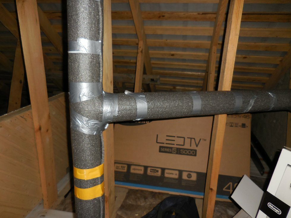 Insulation of the pipe
