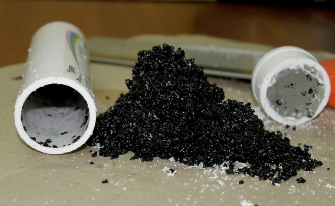 Carbon powder for filter