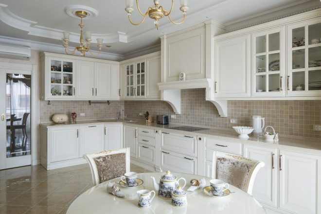 White classic kitchen