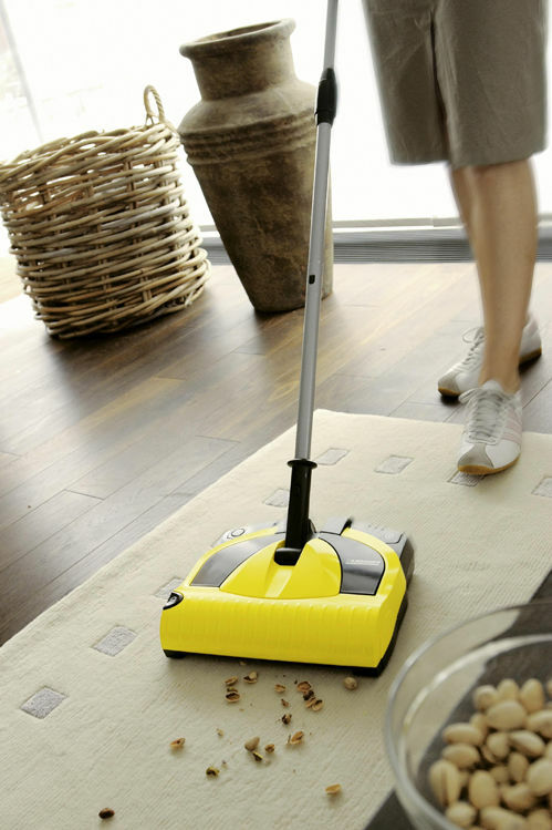Can an electric broom replace a vacuum cleaner