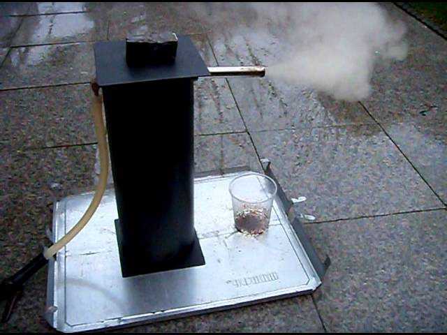 Ejektor generatorja hladnega dima