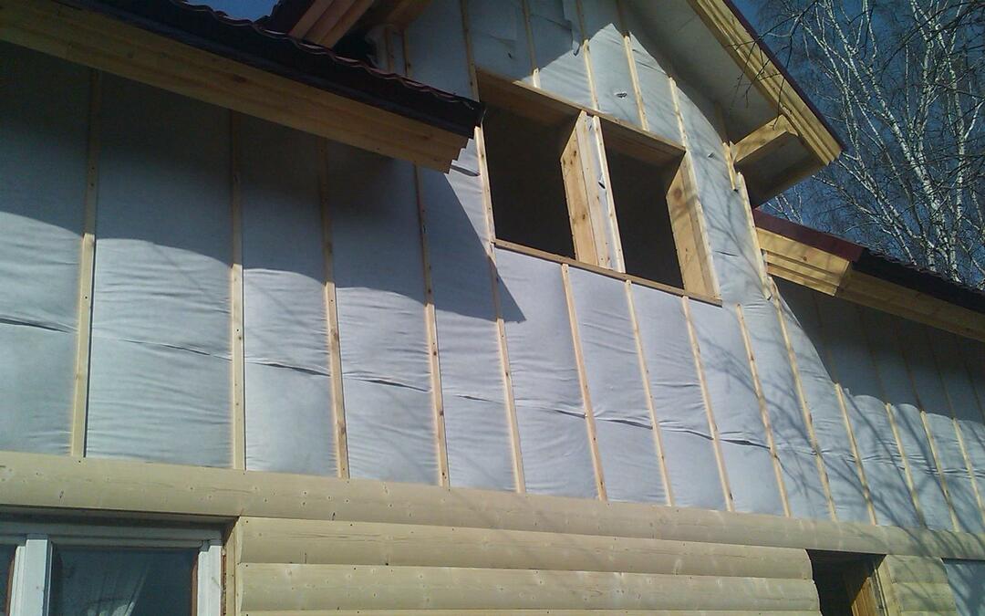 Insulation of the facade of the house
