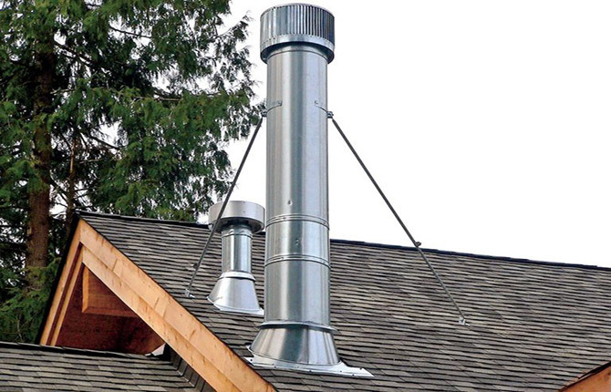 How to make and install a stainless steel chimney with your own hands: step by step instructions