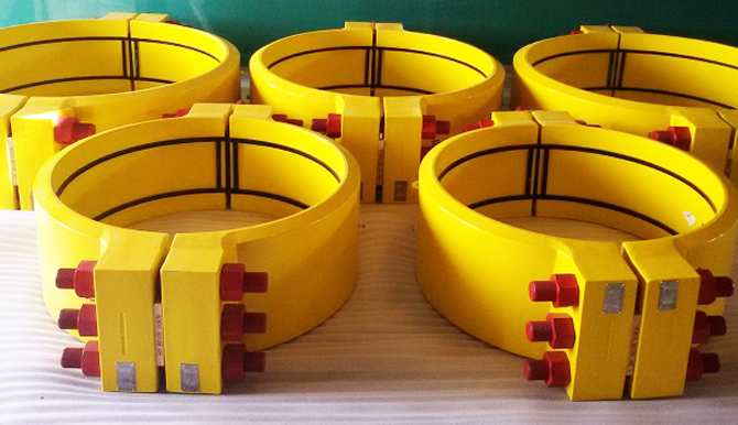 Clamps without rubber seal