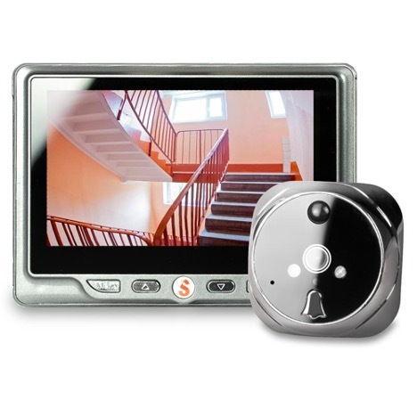 How to connect and choose a video peephole on the front door - Setafi