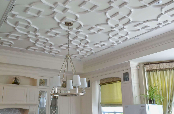 Styrofoam on the ceiling