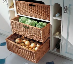 Daržovių laikymo virtuvėje idėjos