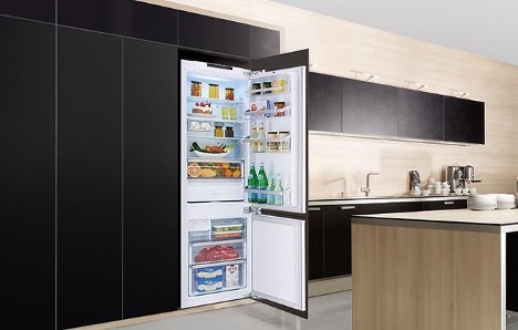 Įmontuojamų šaldytuvų tipai