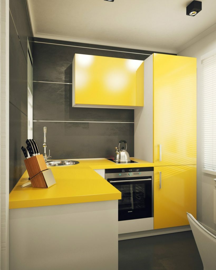 Yellow color in the interior - advantages