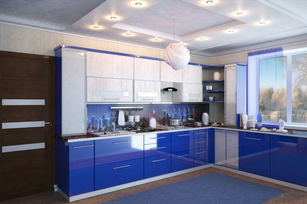 Modrá kuchyně