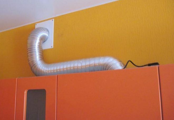 Exhaust air duct