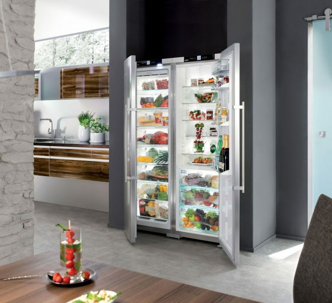 Side-by-side hűtőszekrény 