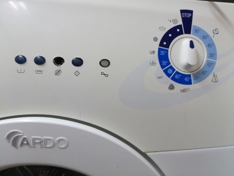 Mal funcionamiento de la lavadora Ardo