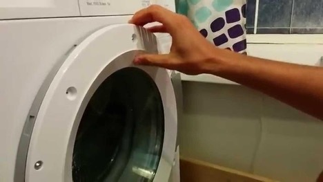 Washing machine door broken