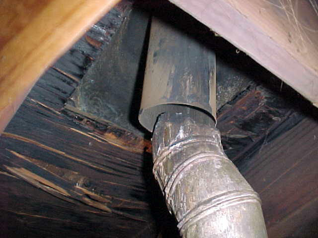 Chimney for a gas stove 