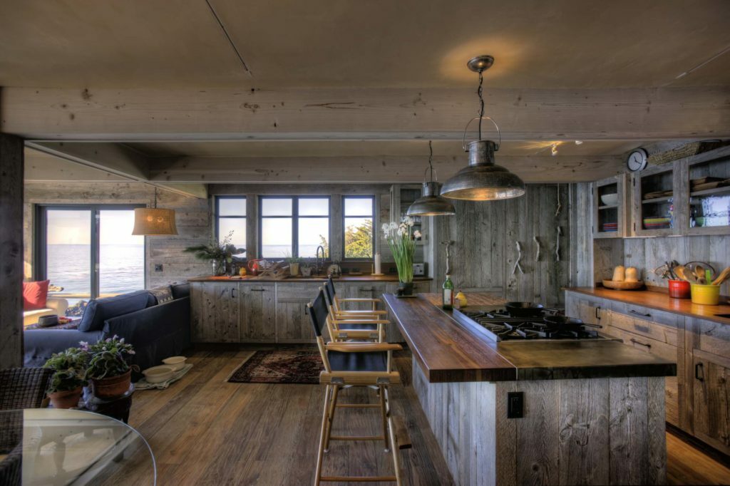 Diseño de cocina similar a la madera: interior, estilo, foto y video.