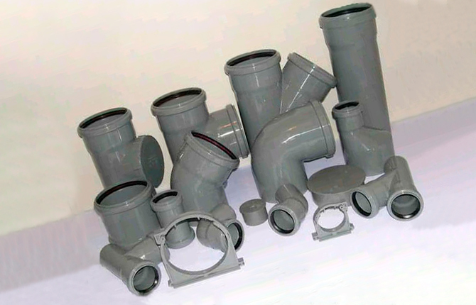 Sewer plastic pipe fittings