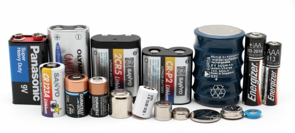 Quais marcas as baterias podem ter, tipos de baterias por tamanho
