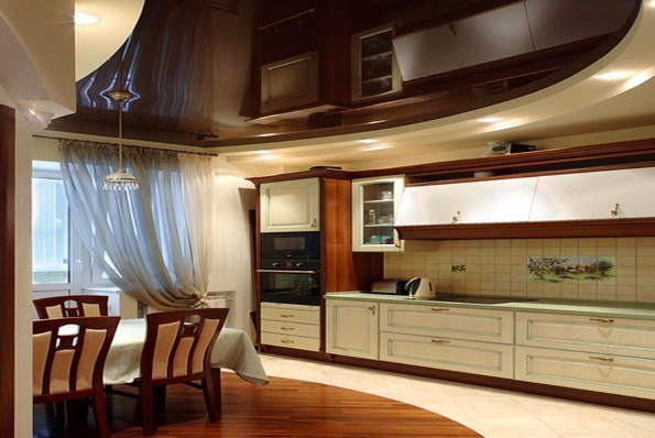 Kitchen ceiling and finishing options: which one to make, design options – Setafi