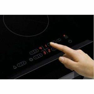 Touch electric cooker control