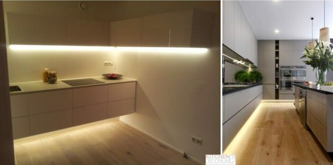 Køkkenbelysning med LED bånd