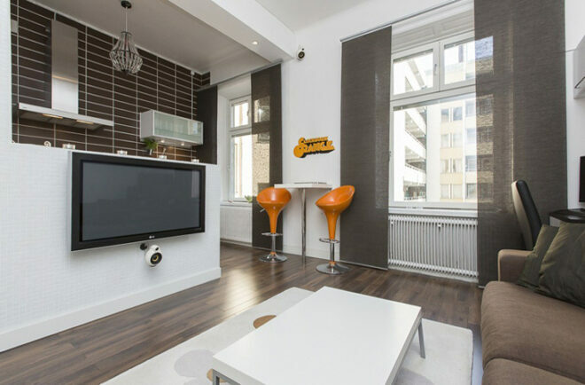 Studio apartment design 30 square meters