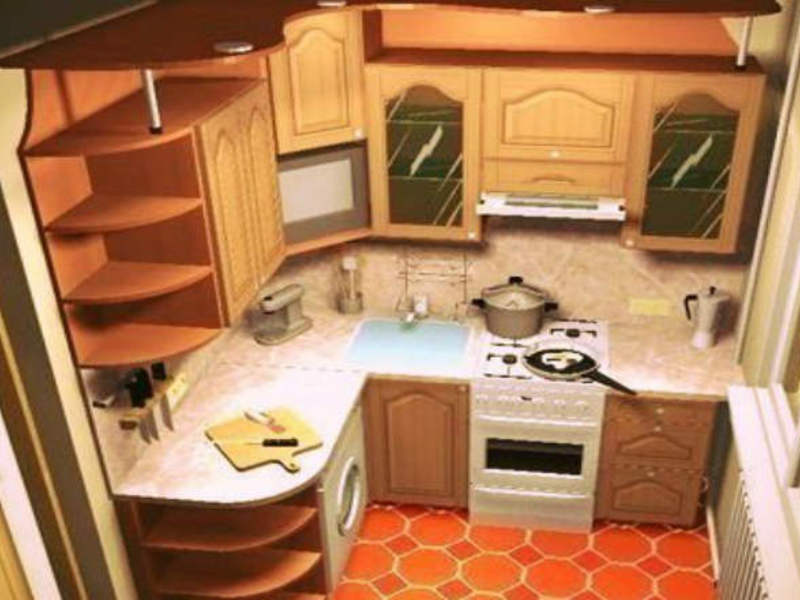 Väikese köögi disain