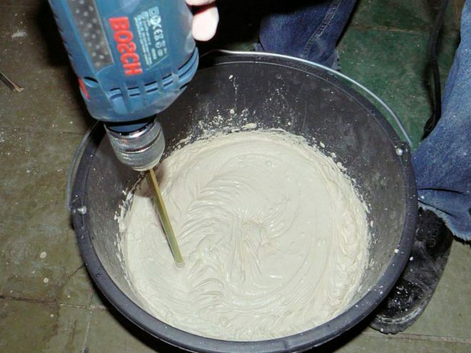 Mixing the mixture