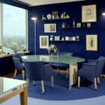 Why rich people choose blue color in the interior of rooms