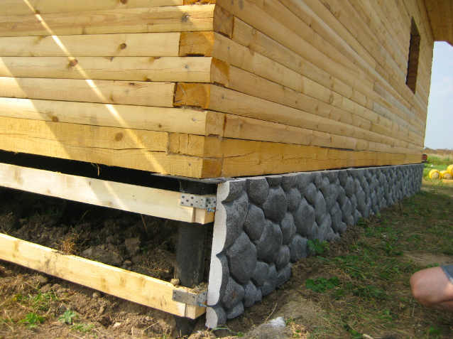 Insulation of the pile foundation of a wooden house: how to insulate the basement - Setafi