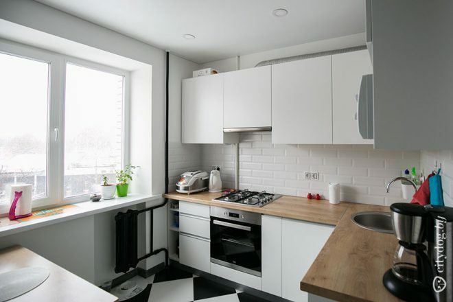 Dizajn kuchyne 7 m2. m.